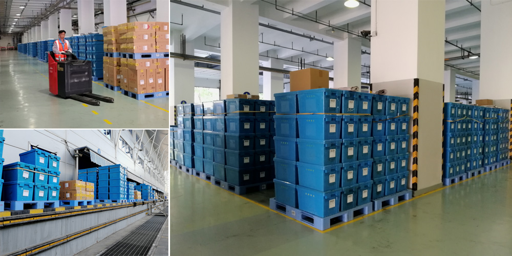 富事達為江蘇省煙草公司提供塑料周轉箱應用